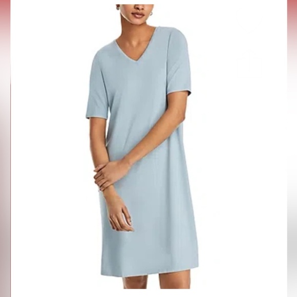 Eileen Fisher Dresses & Skirts - NWT Organic Cotton V-Neck midi Dress S